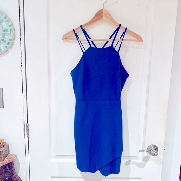 FOREVER 21 cobalt blue dress XS-S - Picture 5 of 8